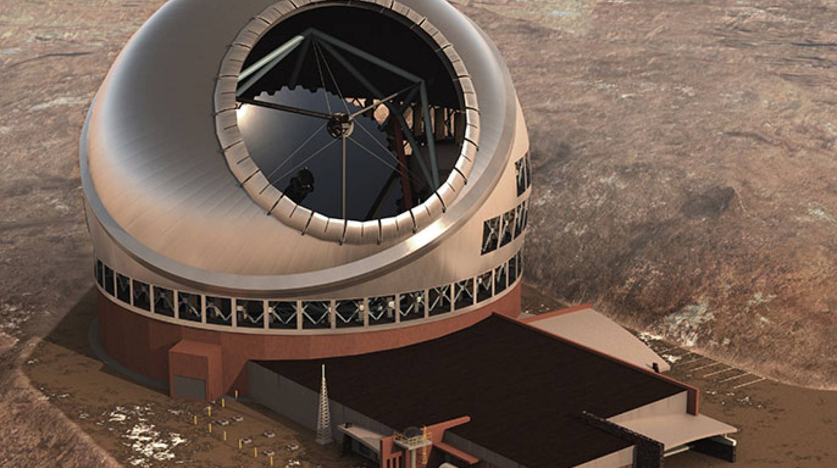 Artist&#039;s rendering, Thirty Meter Telescope
