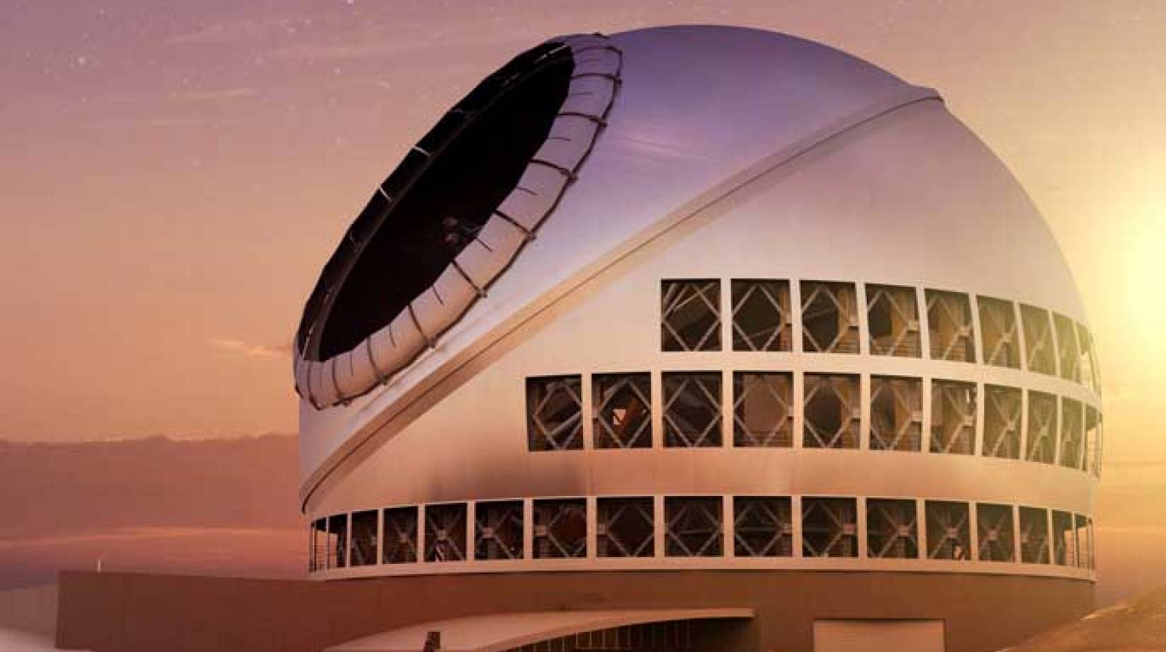 Artist&#039;s rendering, Thirty Meter Telescope