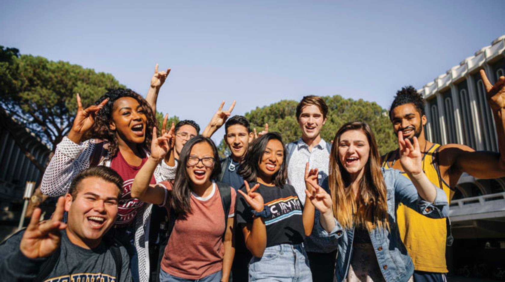 UC Irvine students do the Zot