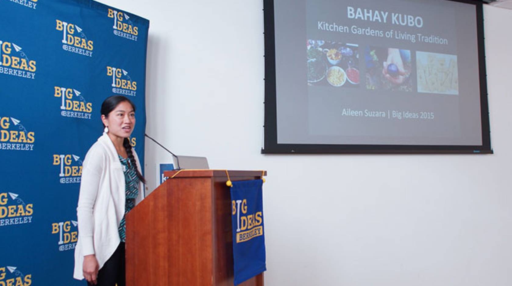 Aileen Suzara presents Bahay Kubo: Kitchen Gardens of Living Tradition at the Big Ideas 2015 Grand Prize Pitch Day