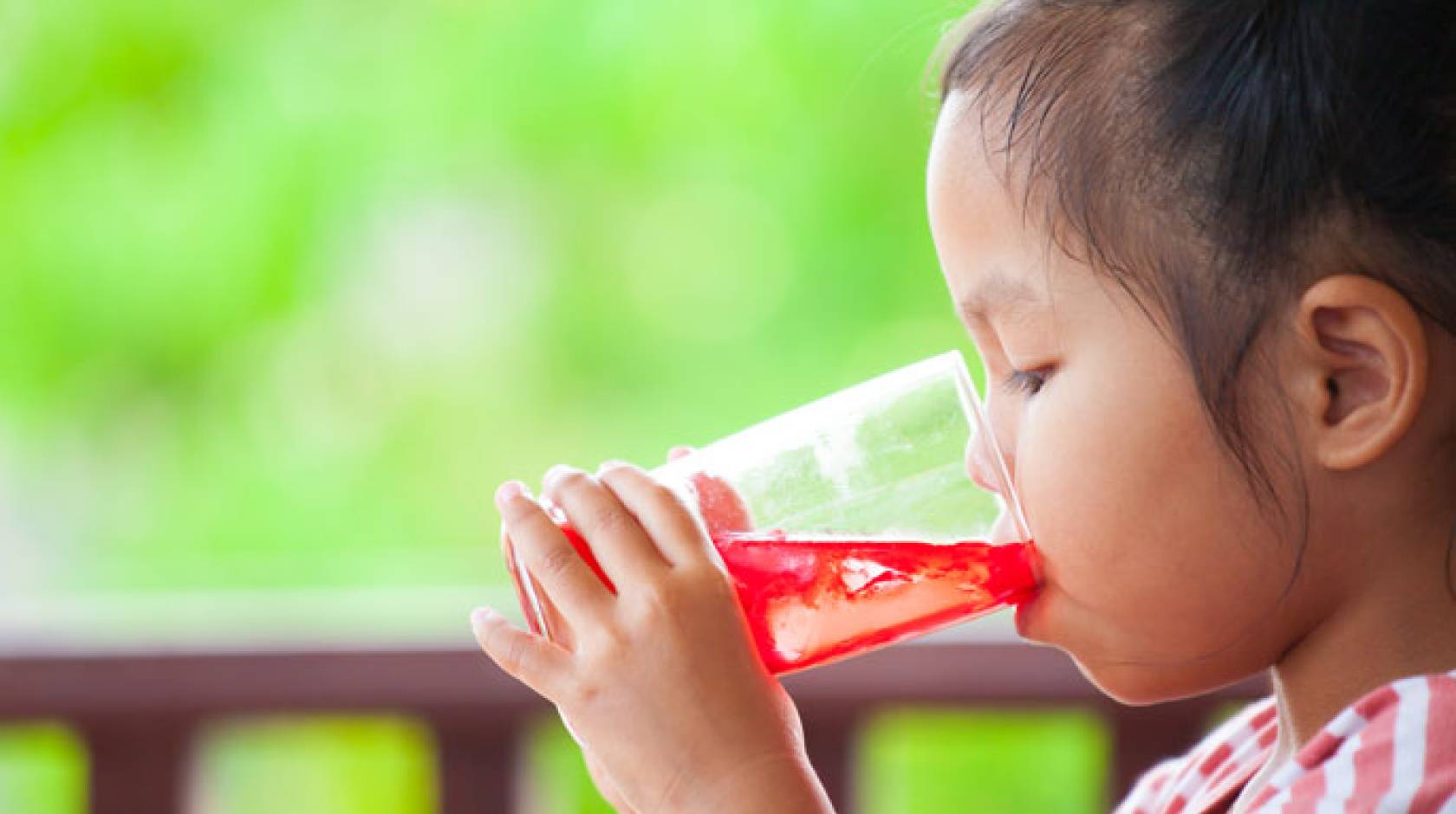 UCLA girl drinking sugary drink