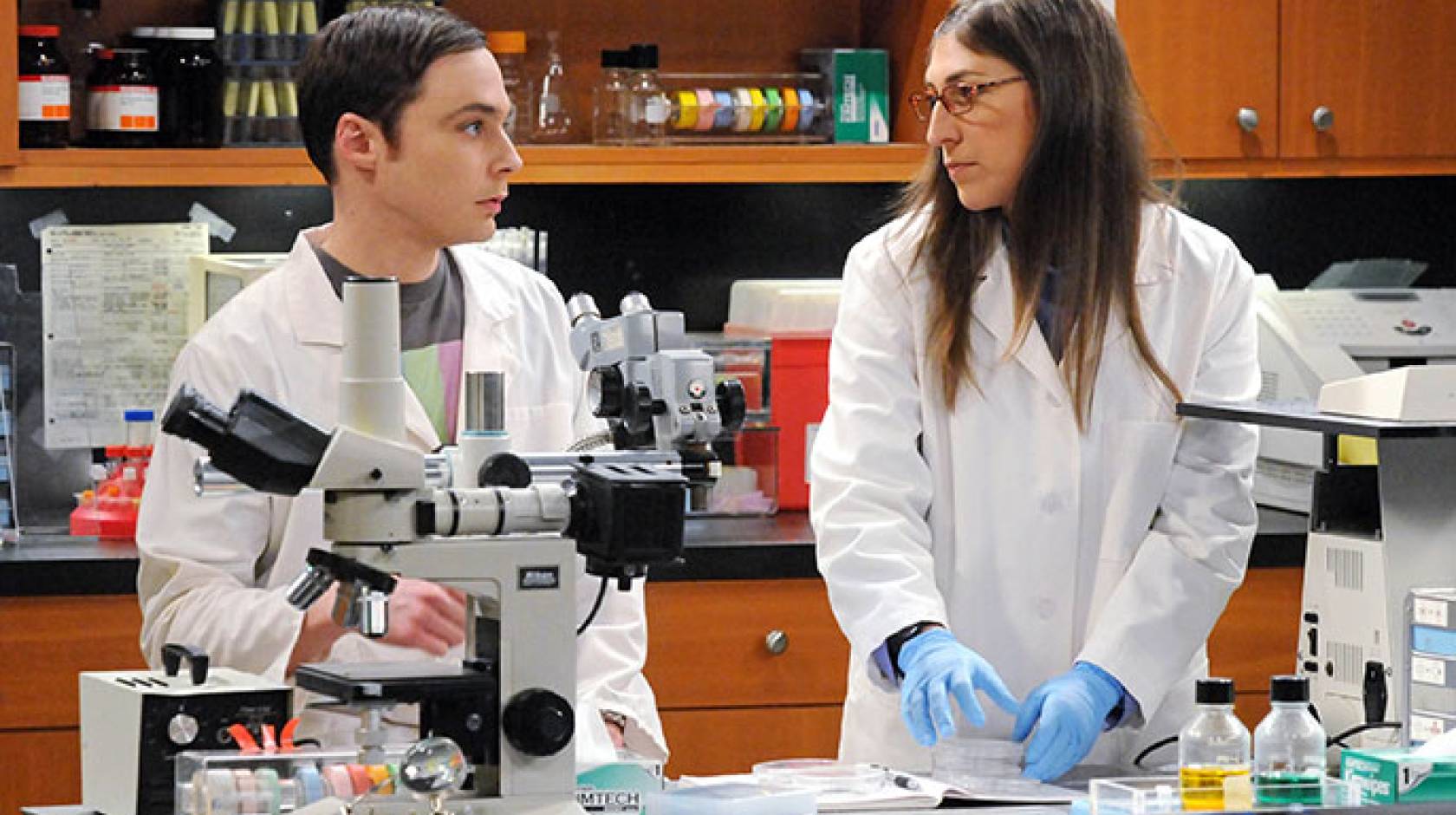 Jim Parsons and Mayim Bialik, &#039;Big Bang Theory&#039;