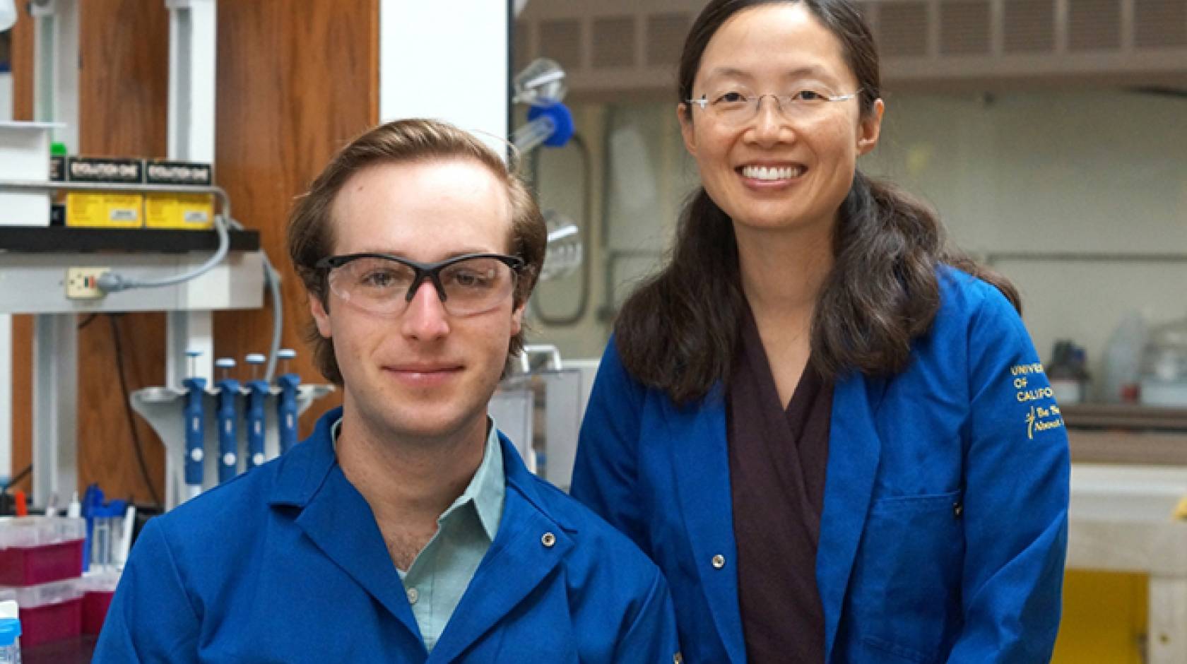 UC Santa Barbara's Irene Chen (right) was among the university's recipients of NIH's high-risk, high-reward research grants.
