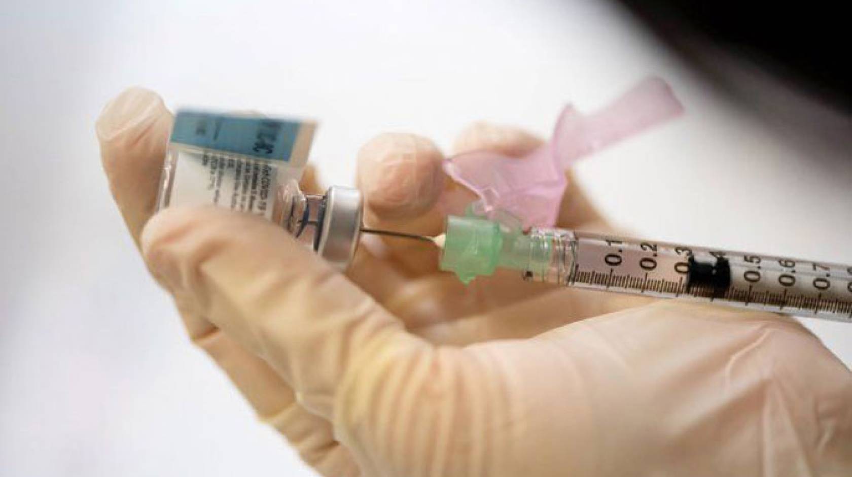 Vaccine syringe by Susan Merrell