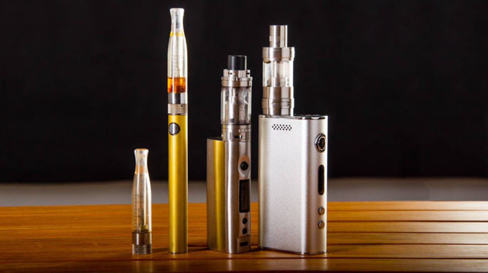 A collection of vaping devices
