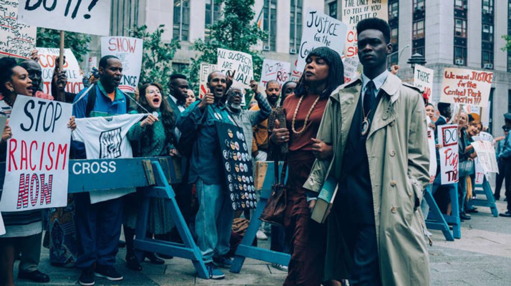 A scene from the TV series 'When They See Us'