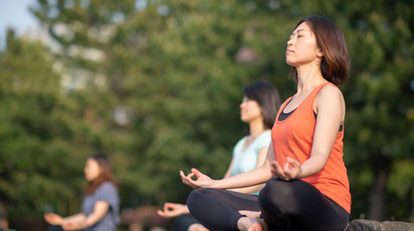 12 медитаций. Японская гимнастика на улицах. Медитация йога прогулка. Yoga in Japan. Девушка Япония йога.