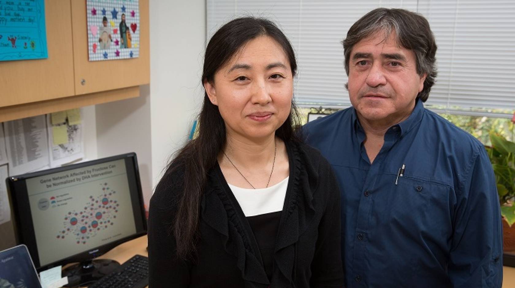 Researchers Yang and Gomez Pinilla