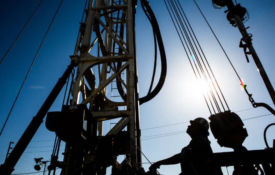 well-drilling rig