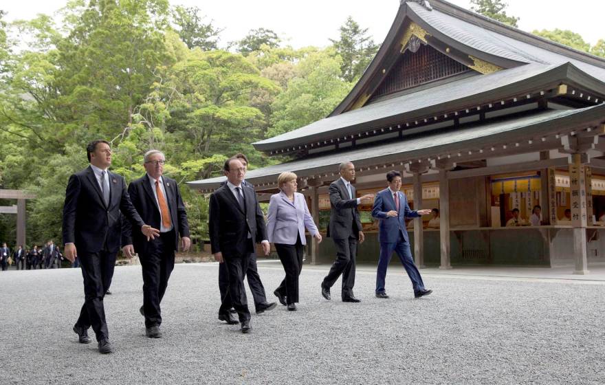 G7 summit in Ise-Shima Japan