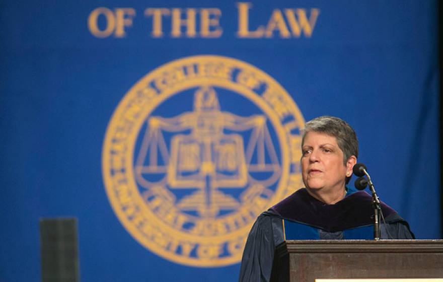 UC President Napolitano at UC Hastings