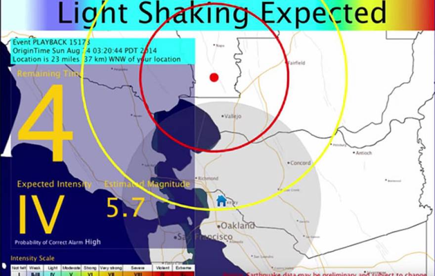 earthquake warning system