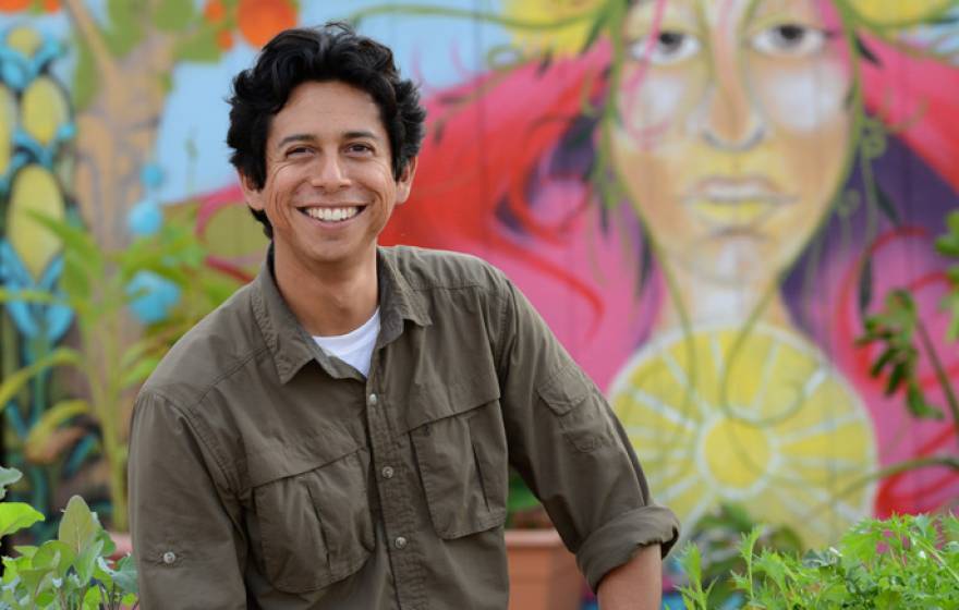 Fortino Morales III is coordinator of R’Garden, UC Riverside’s 3-acre community garden