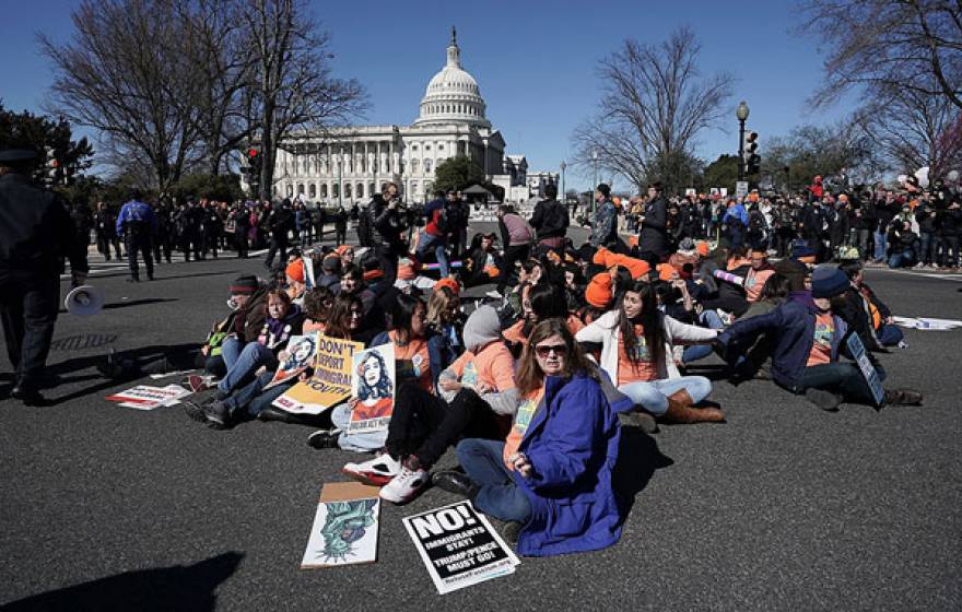March 5, 2018 demonstration for immigrants Alex Wong/Getty Images photo
