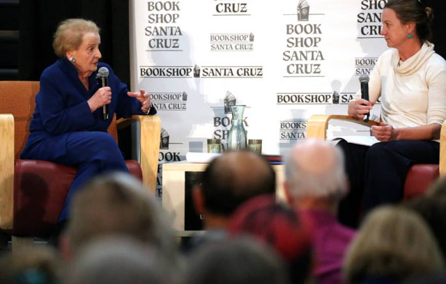 Madeleine Albright in conversation with Martha Mendoza