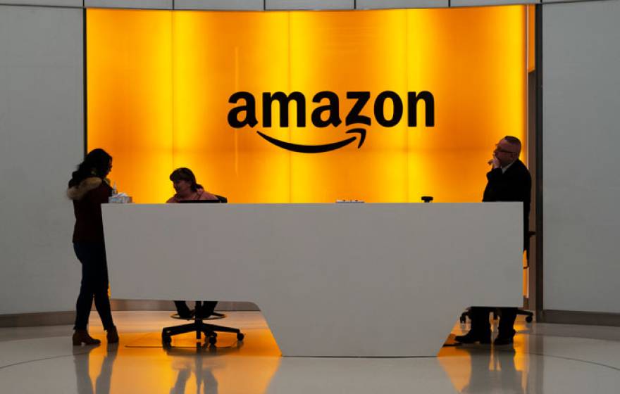 Front desk of Amazon headquarters
