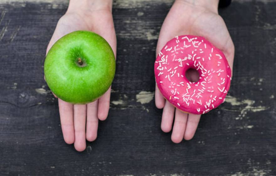 UC apples doughnuts