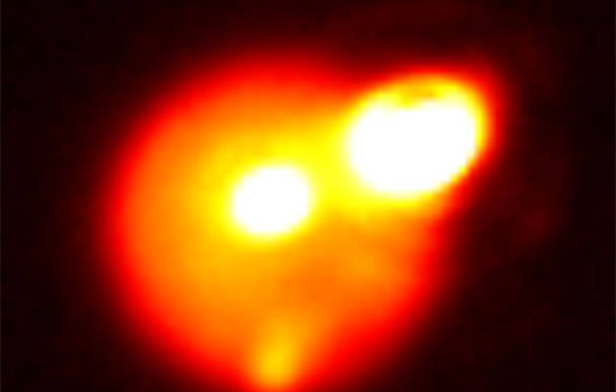 volcanic outburst on Jupiter&#039;s moon Io
