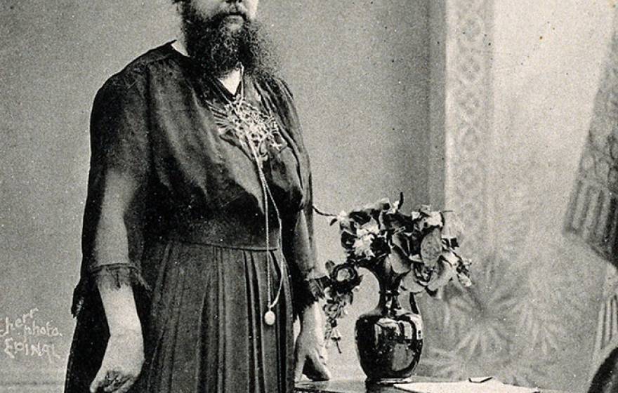 Mme Delait, bearded lady of Plombieres