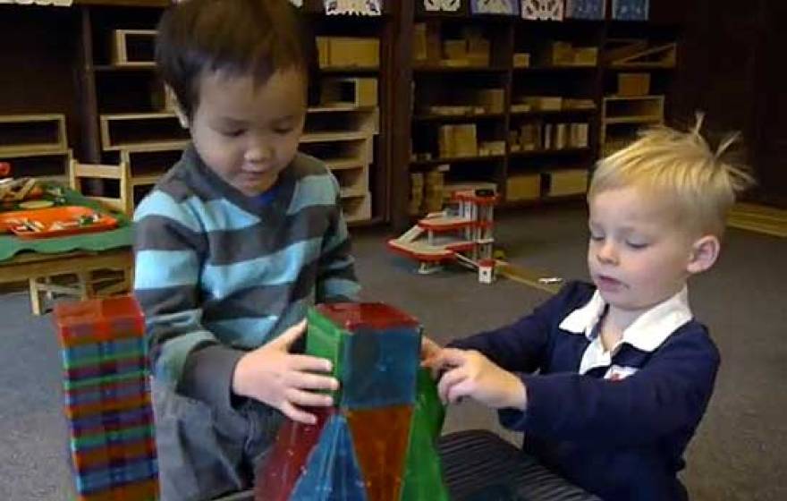 preschool children at play