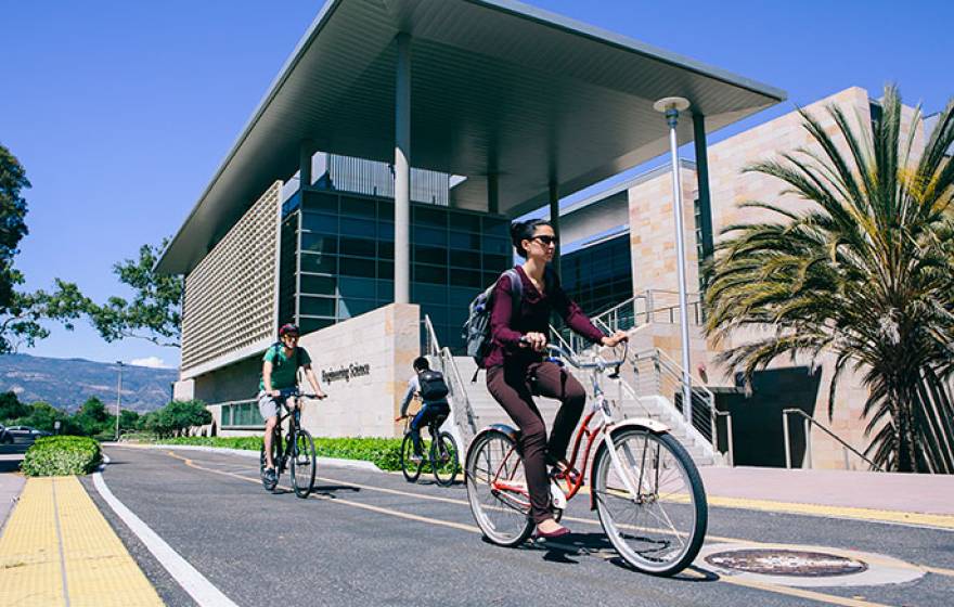 UC Santa Barbara bikes sustainability