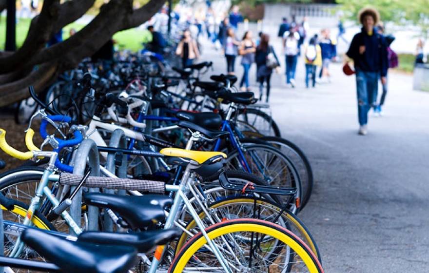 bikes on campus