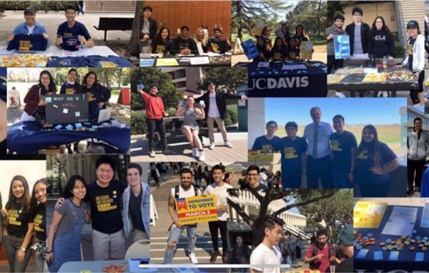 UC student ambassador collage
