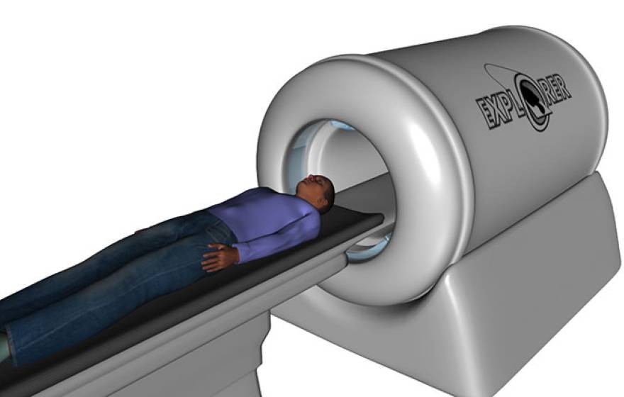 artist&#039;s rendering, EXPLORER PET scanner