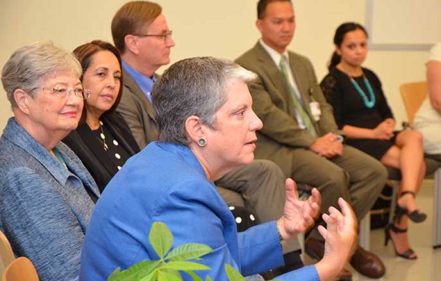 UC President Napolitano at Doctors Academy event