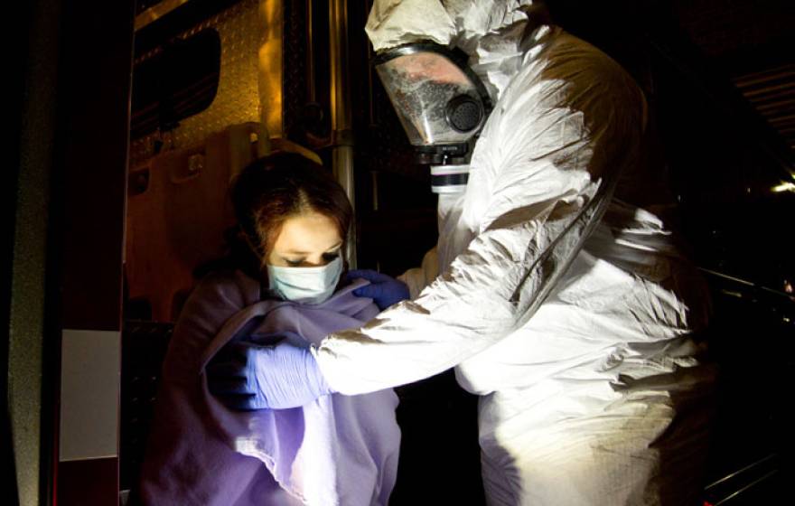 treating an Ebola patient