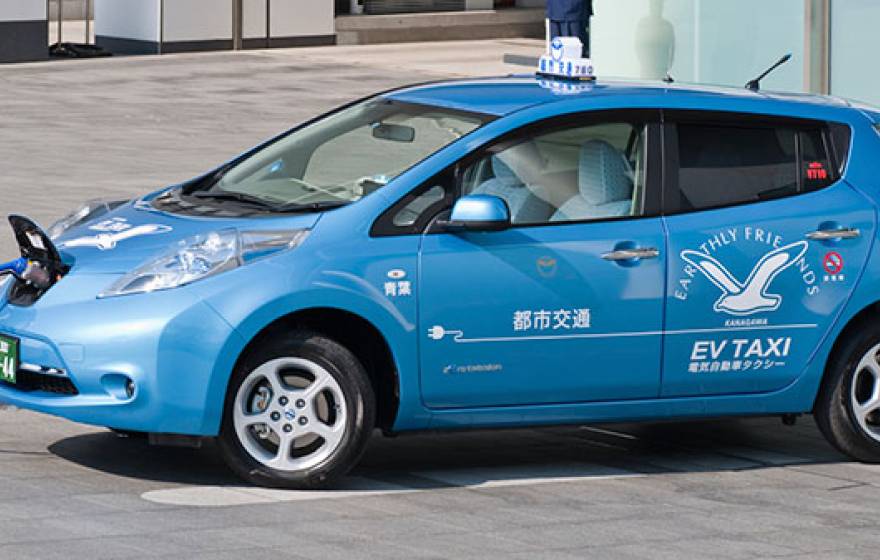 Nissan Leaf taxi