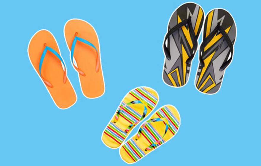 Flip flops header