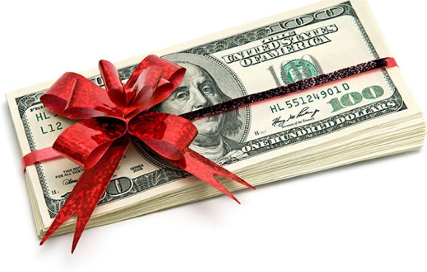 A gift of cash may be just the right thing.