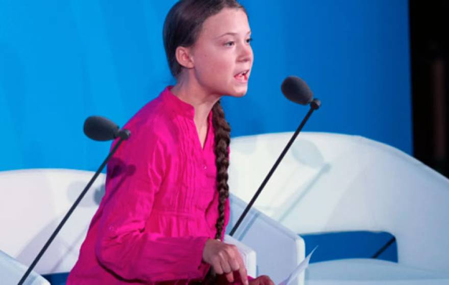Greta Thunberg at the United Nations