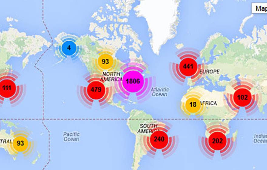 Twitter map, Health Social Analytics