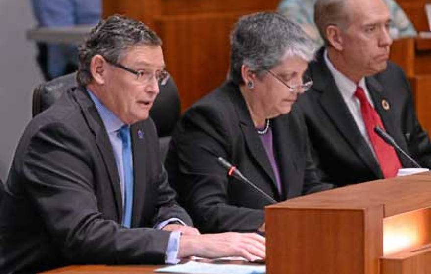 Timothy White, Janet Napolitano, Brice Harris