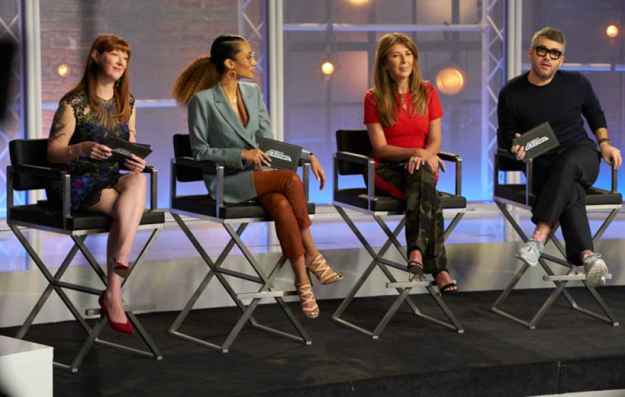 Robin Hunicke on the Project Runway judges panel