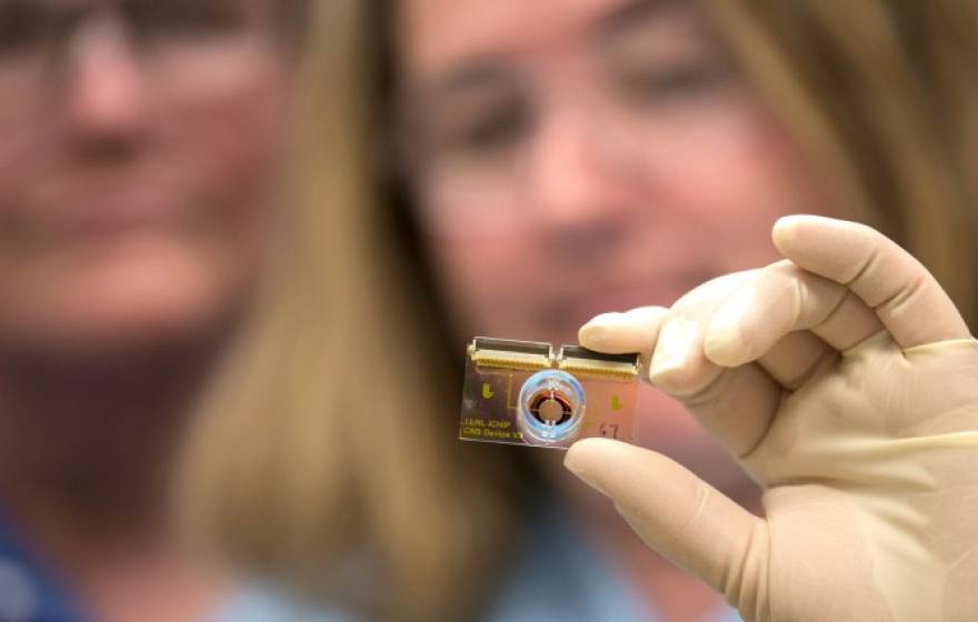 Lawrence Livermore National Laboratory is developing “human-on-a-chip,” a miniature external replication of the human body