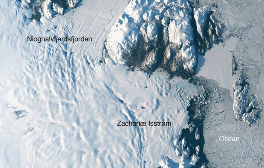 Zachariae Isstrom glacier