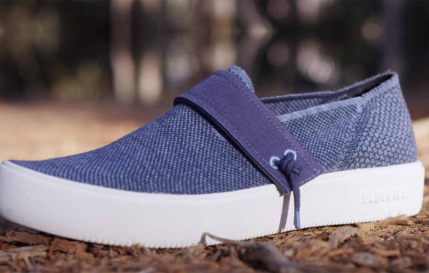 A biodegradable sneaker made of algae