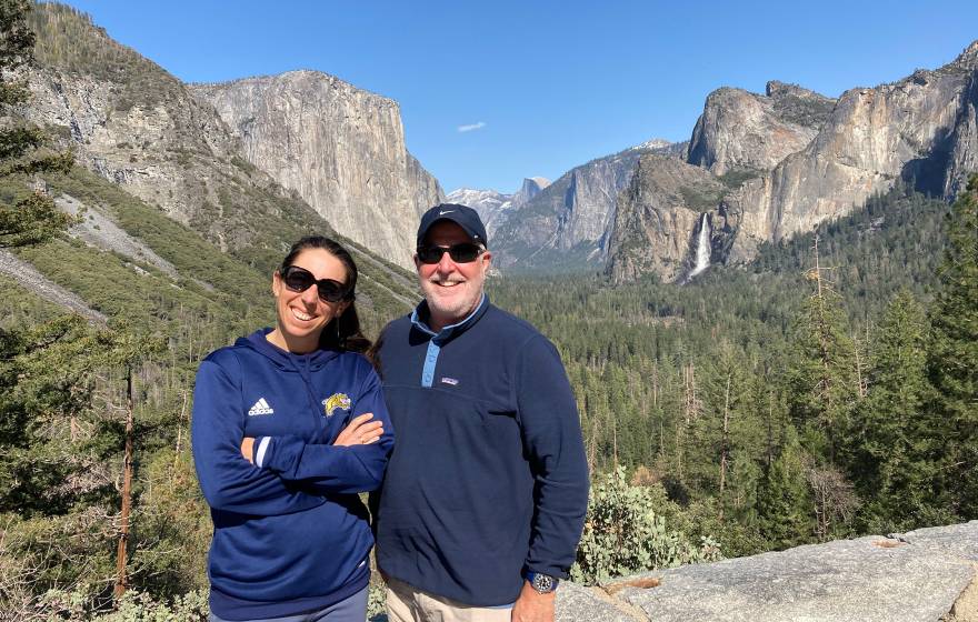 Steve Monfort and Breezy Jackson at Yosemite