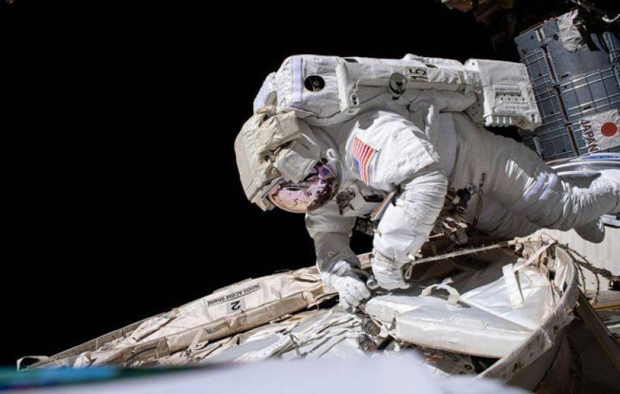 Astronaut on a spacewalk