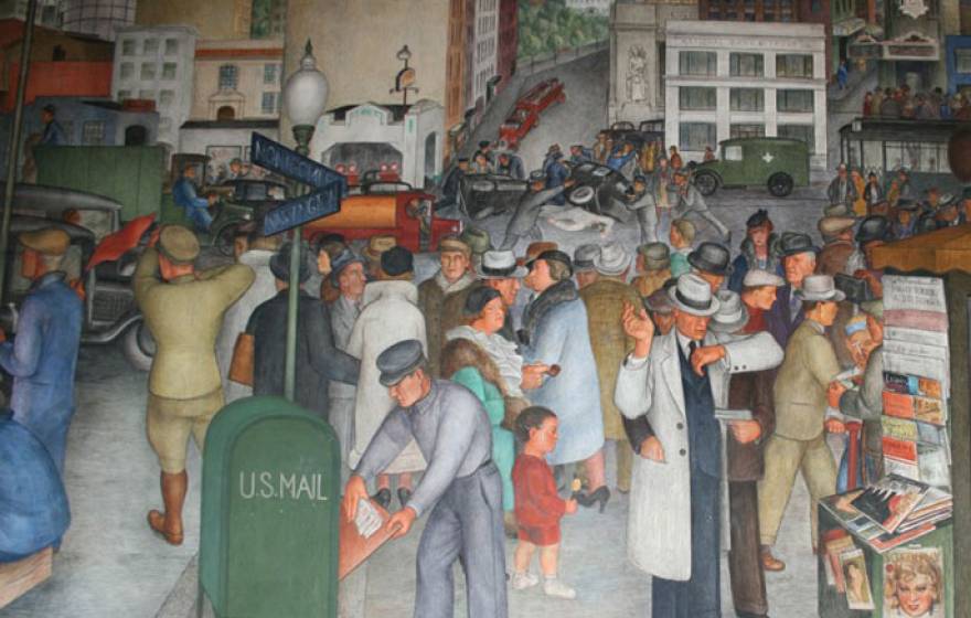 &#039;City Life&#039; mural