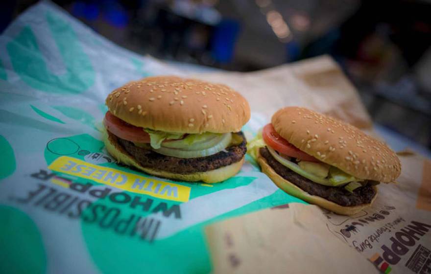 An Impossible Burger from Burger King