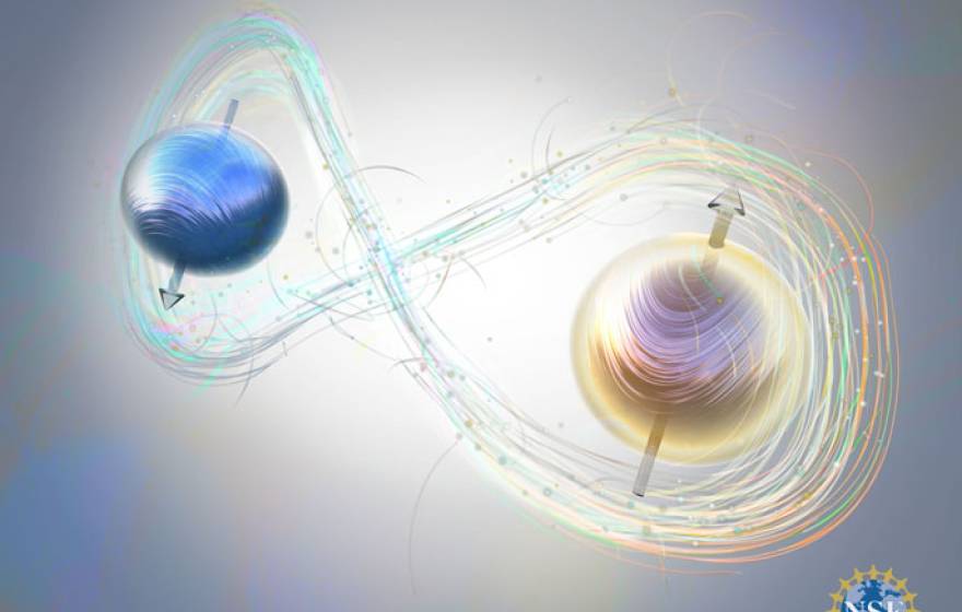 Quantum computing illustration