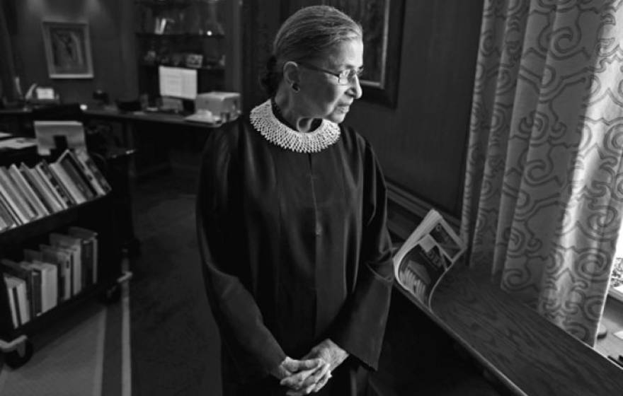 Ruth Bader Ginsburg in SCOTUS robe