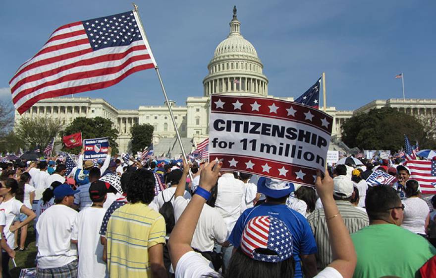 immigration demonstration, US Capitol