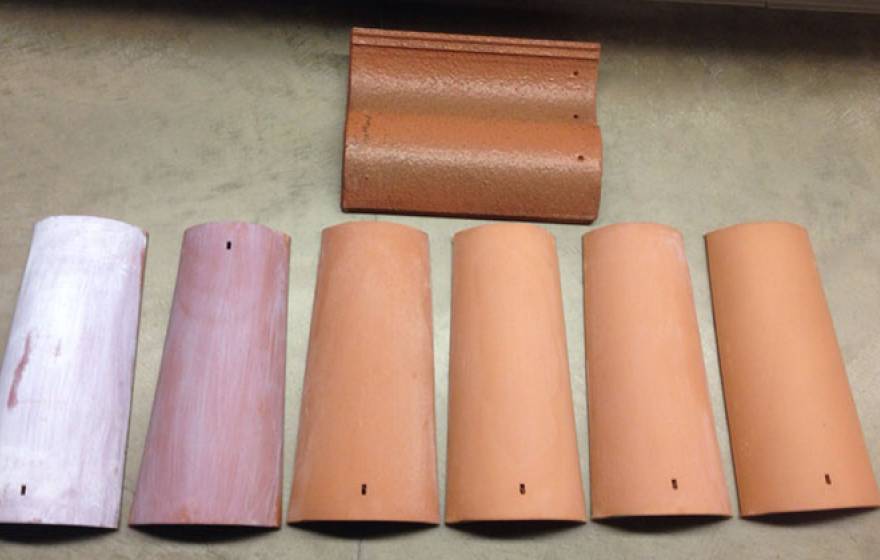 clay roof tiles