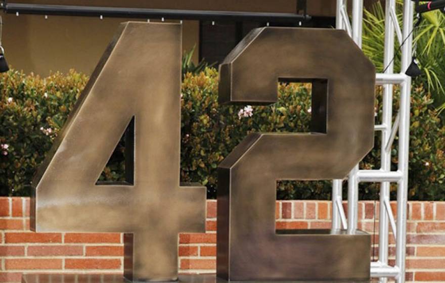 UCLA Jackie Robinson monument