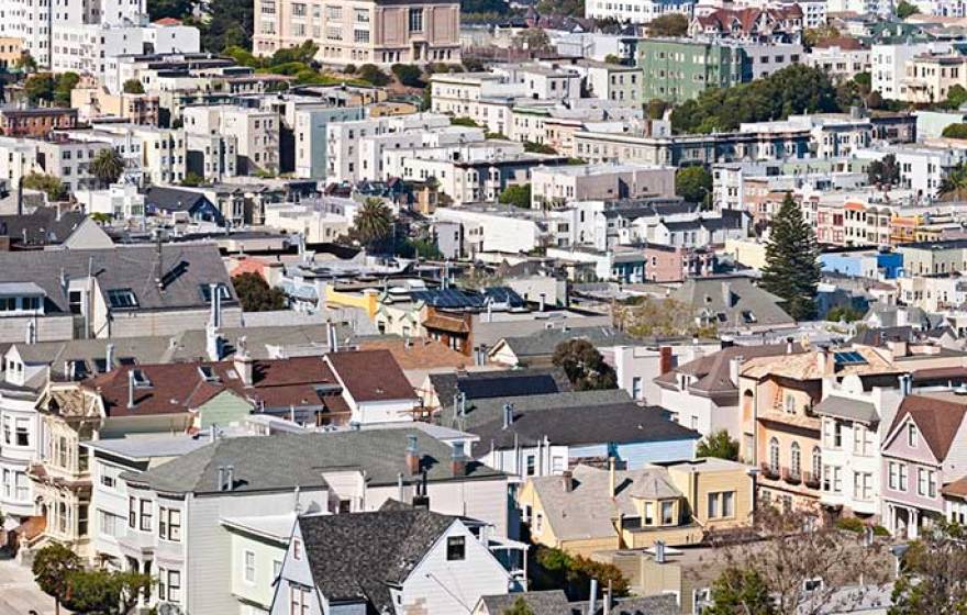 San Francisco rooftops